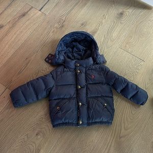 Polo by Ralph Lauren Navy Kids Puffer Jacket